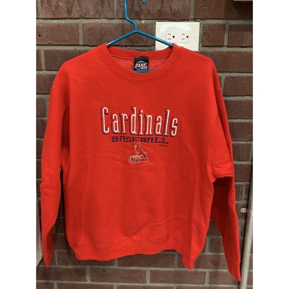 Fans Gear Sports Apparel St. Louis Cardinals Baseball Sweatshirt Size Large